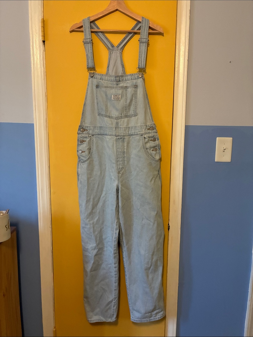 Levi’s Vintage-Inspired Light Wash Overalls